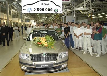 5000000 Миллионный автомобиль Skoda
