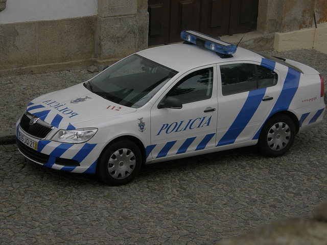 полиция Венгрии на skoda octavia tour